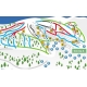 Схема горнолыжных трасс в Шерегеше